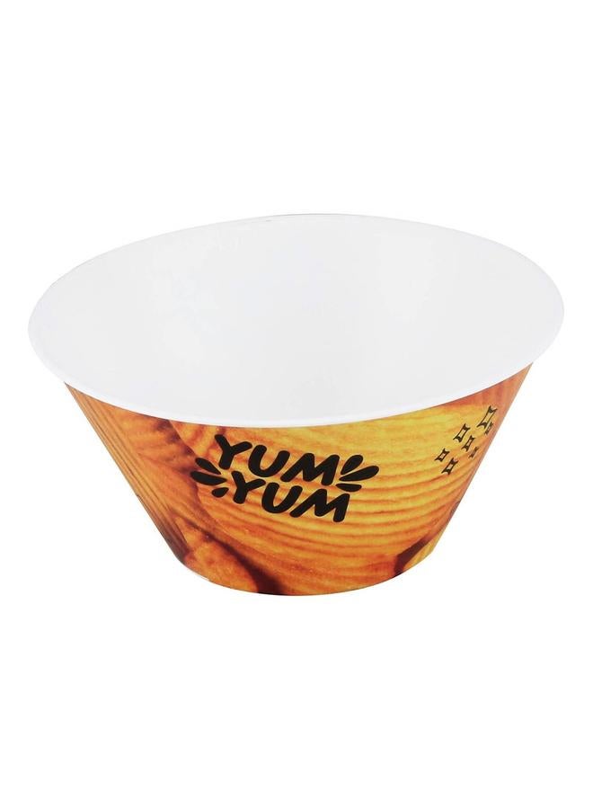 HEREVIN Yellow Chips Printed Snack Bowl 750Ml - Image 1